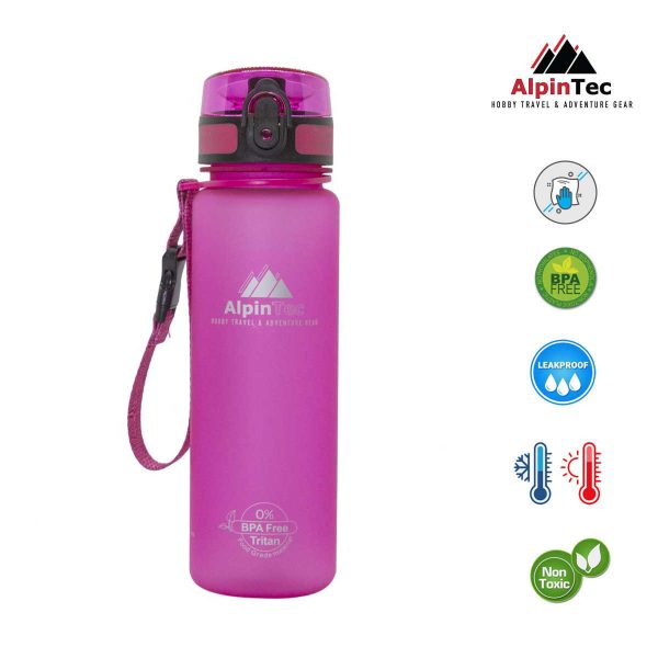 Παγούρι Alpin Tec Style 500 ml Ροζ