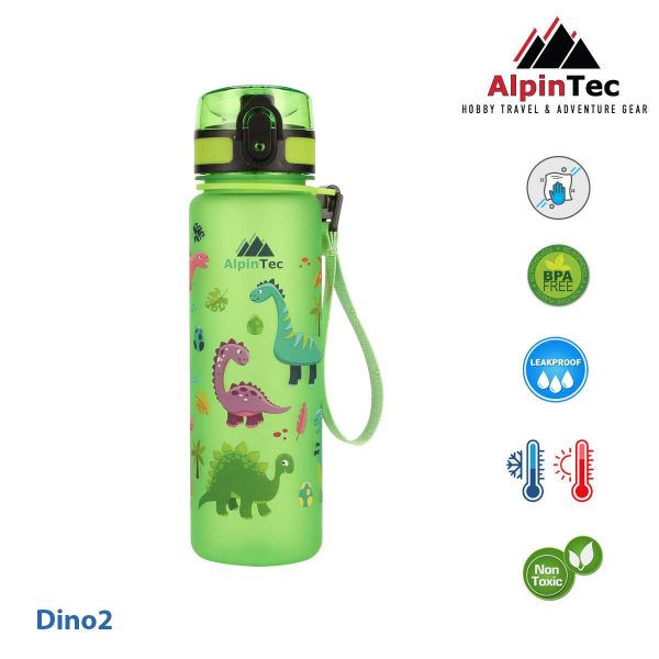 Παγούρι AlpinTec Kids 500ml Dino Vitality Green