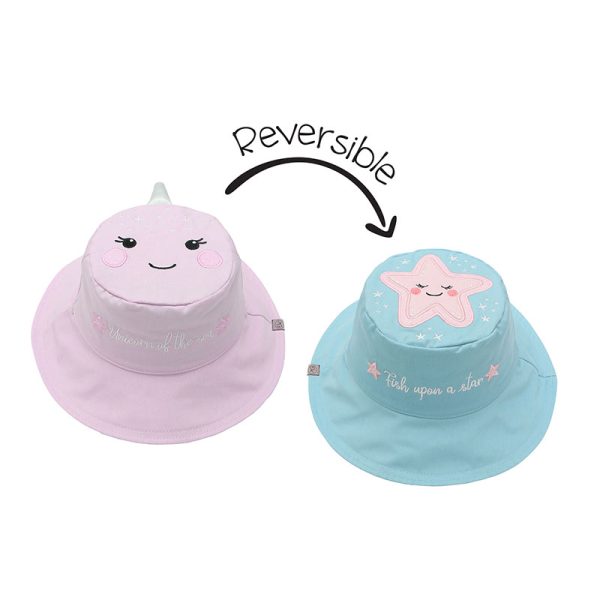 Καπέλο Διπλής Όψης UPF 50+ Narwhal/Starfish (Cotton) (4-6 ετών)