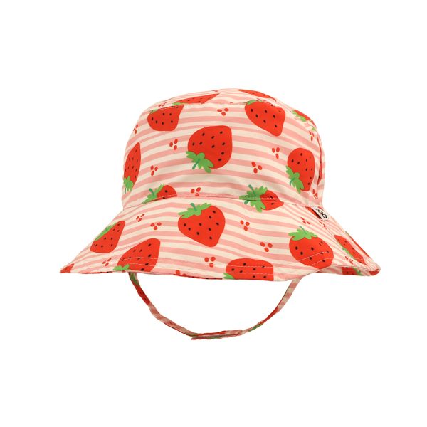 Αντηλιακό Bucket Καπέλο Strawberry No 12-24 μηνών/ Διαθέσιμο κατόπιν παραγγελίας