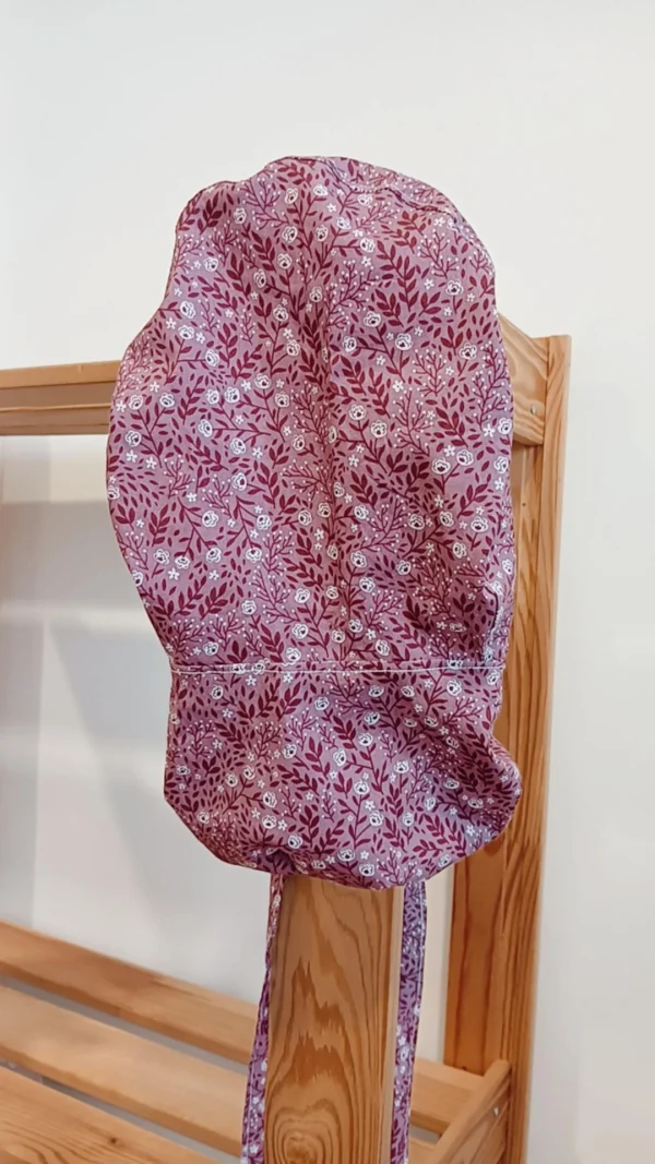 Χειροποίητο σκουφάκι Ponytail Cap Patchwork Floral