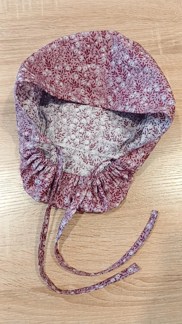 Χειροποίητο σκουφάκι Ponytail Cap Patchwork Floral - Image 3