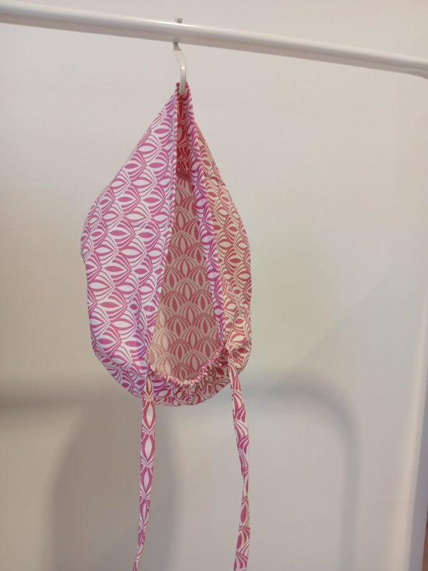 Χειροποίητο σκουφάκι Euro Style Geometric Pink