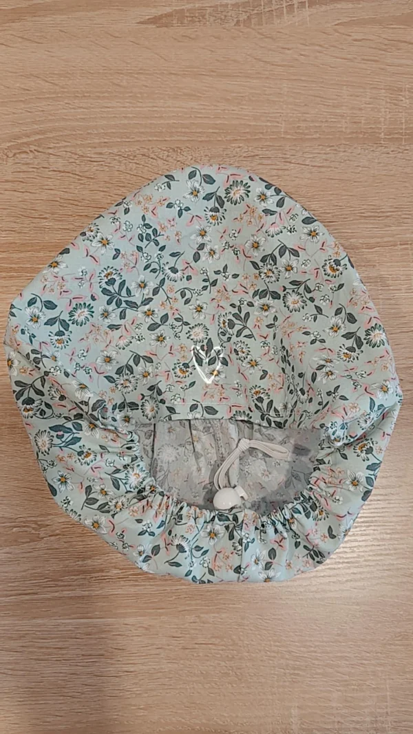 Χειροποίητο σκουφάκι Euro Style Mint Floral - Image 2