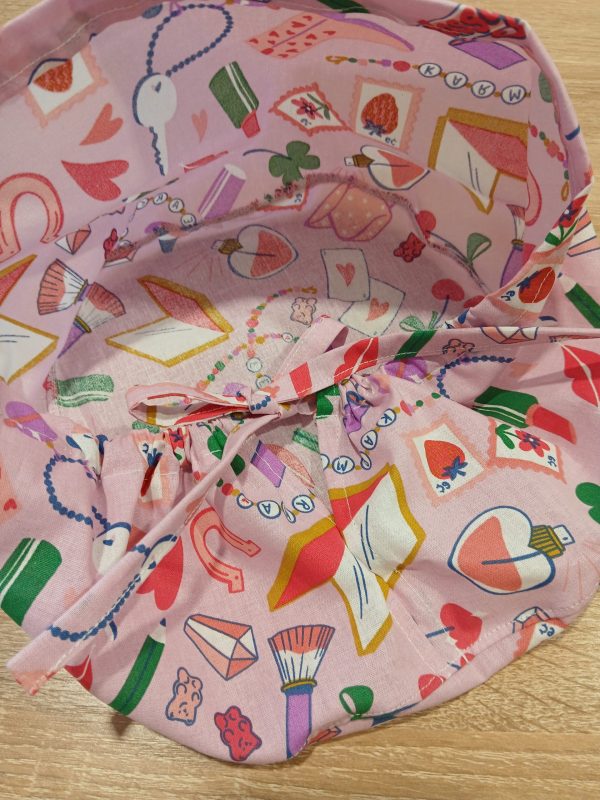 Χειροποίητο σκουφάκι χειρουργείου Scrub Cap Tie Back ''Girly Things''