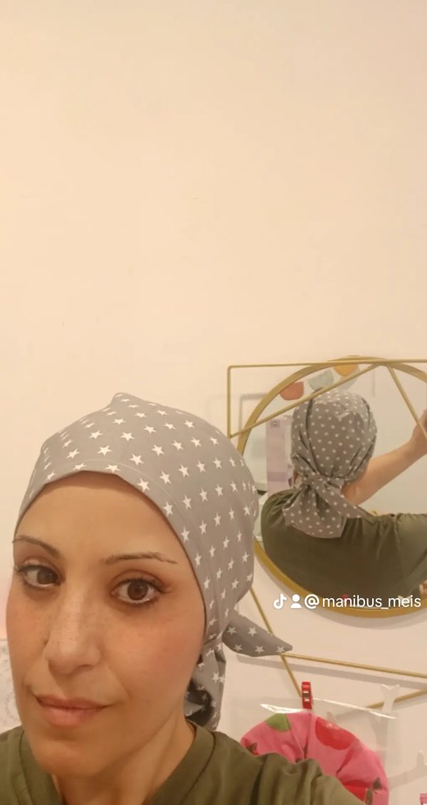 Χειροποίητο σκουφάκι 3 σε 1: Euro Style/ Ponytail/ Bonnet