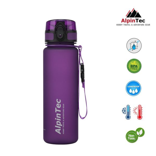 Παγούρι Alpin Tec Style 500 ml Μωβ
