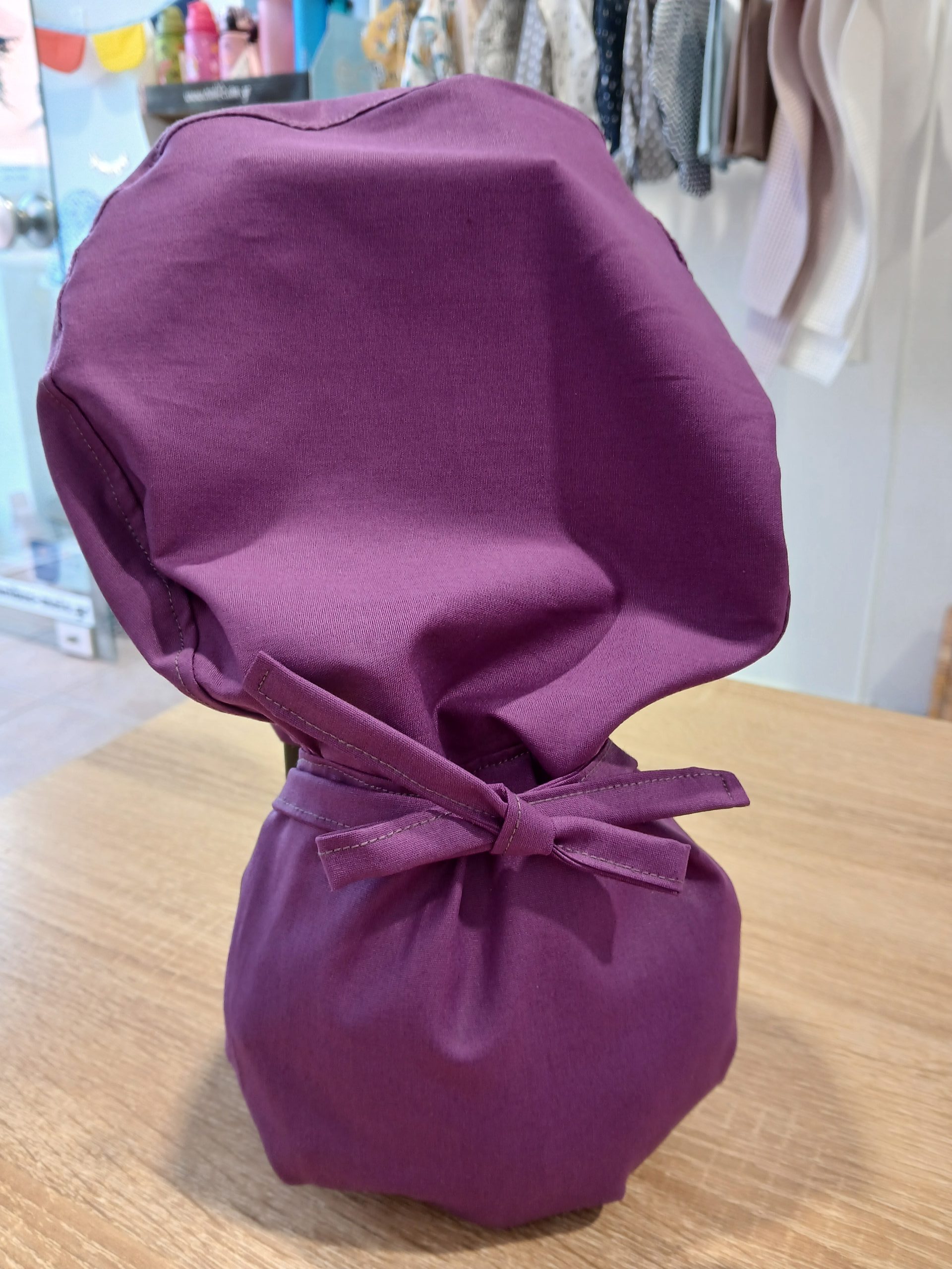 Χειροποίητο σκουφάκι χειρουργείου "Classic Ponytail" - Image 4