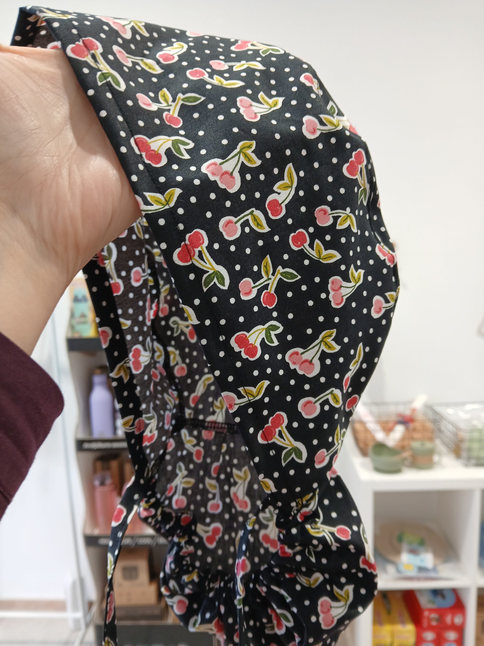 Σκουφάκι Εργασίας Ponytail Κερασάκια - Image 2