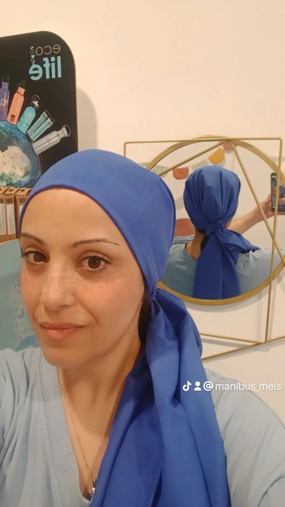 Μακρύ Μαντήλι από 100% Βισκόζη για Απώλεια Μαλλιών (Χημειοθεραπεία & Αλωπεκία)